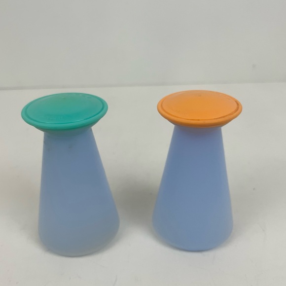Tupperware Other - Vintage Tupperware Impressions Salt and Pepper Shakers Green Orange Blue Set